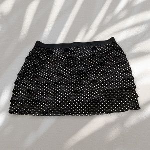 Cute Layered Polka-Dot Skirt